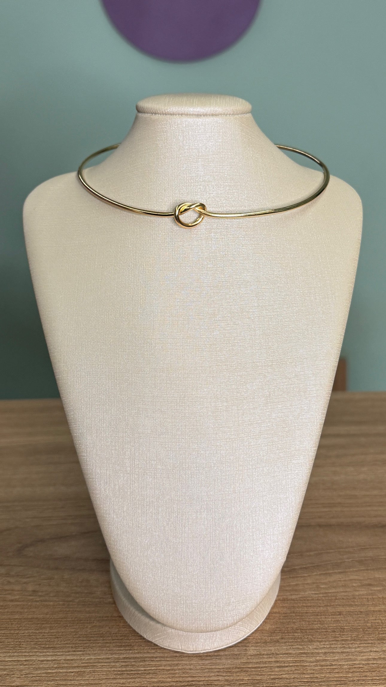 CONJUNTO CHOKER NÓ E BRACELETE