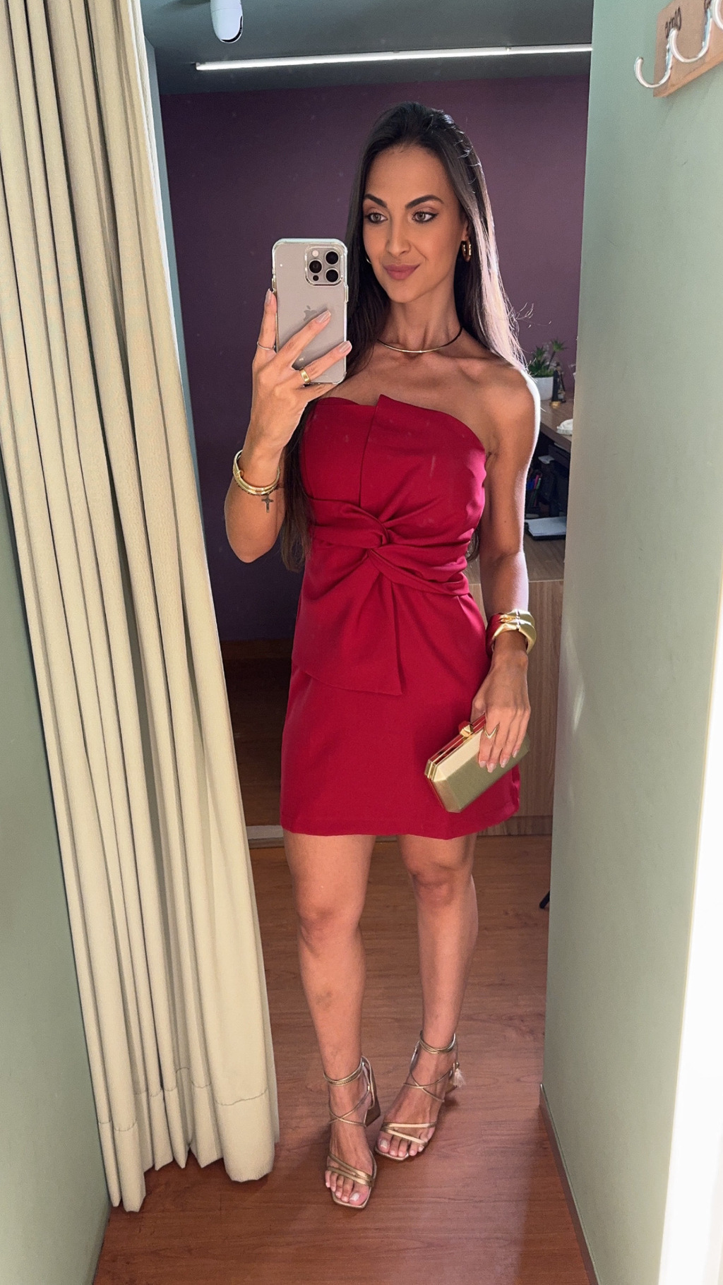 VESTIDO TOMARA QUE CAIA ALFAIATARIA