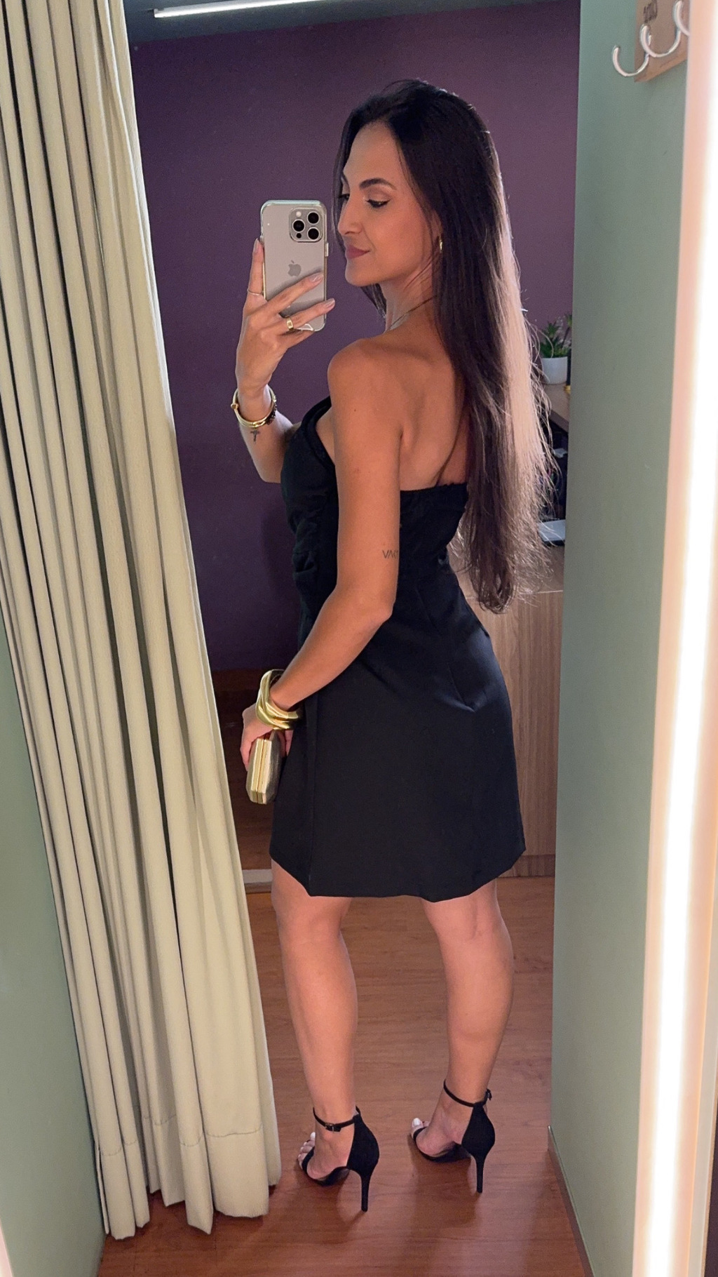 VESTIDO TOMARA QUE CAIA ALFAIATARIA
