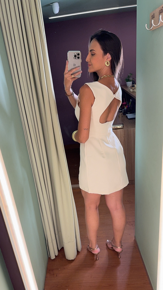VESTIDO CURTO ALFAIATARIA