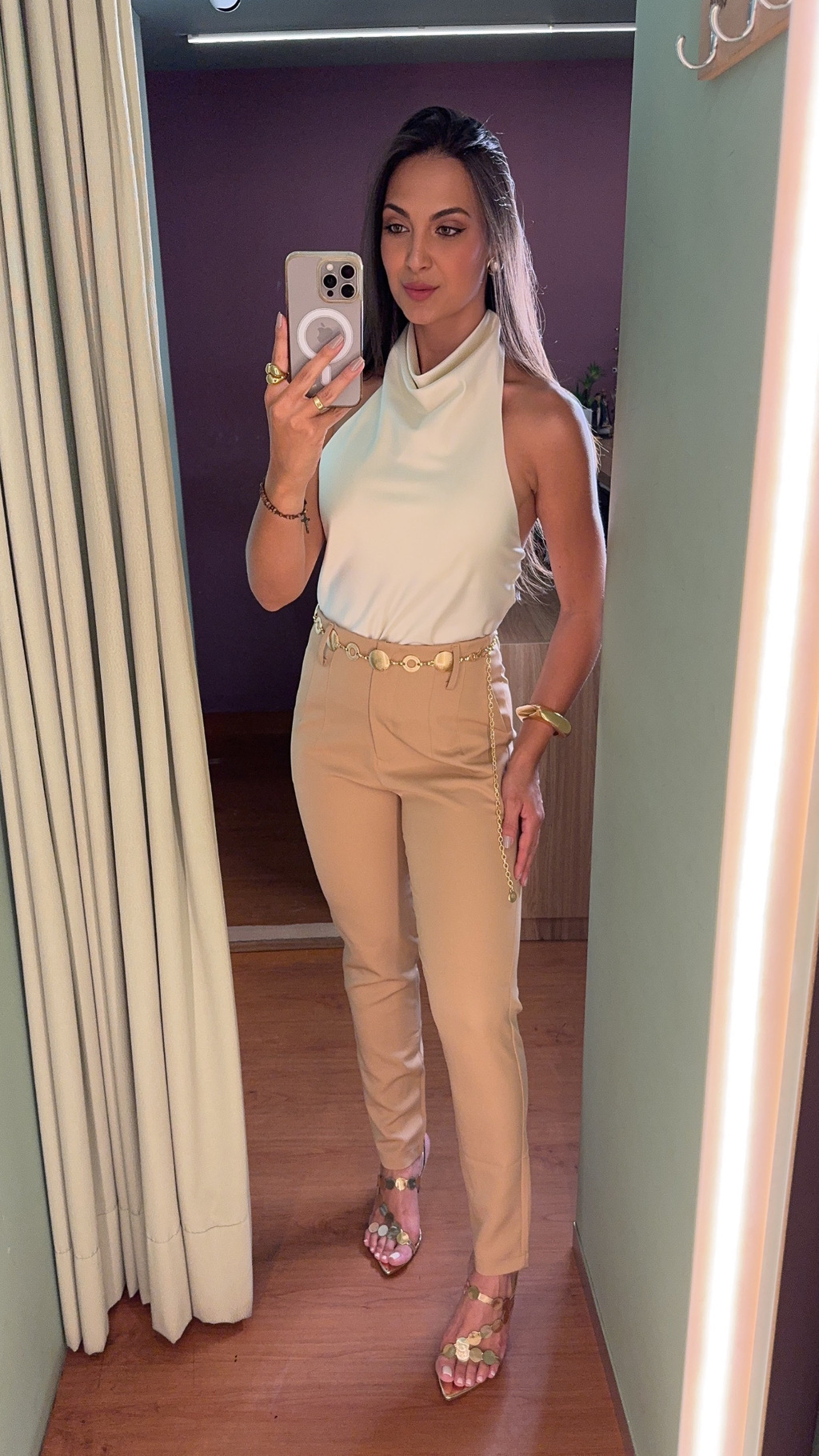 BLUSA GOLA BOBA FRENTE ÚNICA CETIM