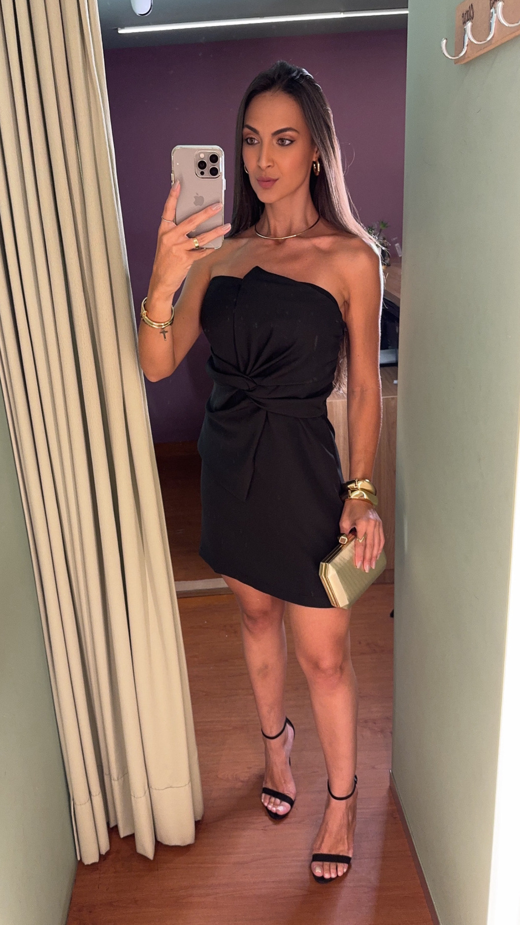 VESTIDO TOMARA QUE CAIA ALFAIATARIA