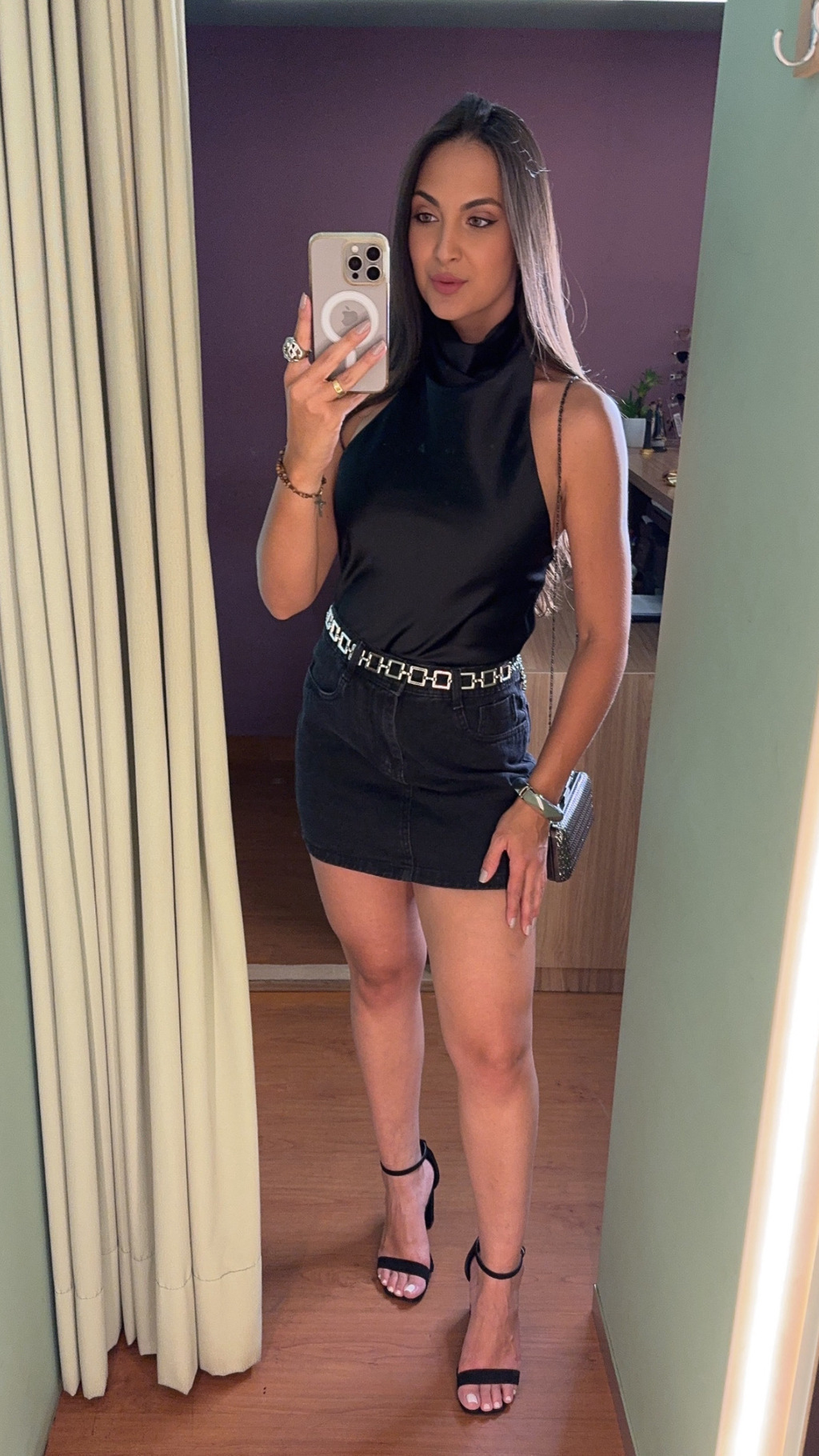 BLUSA GOLA BOBA FRENTE ÚNICA CETIM