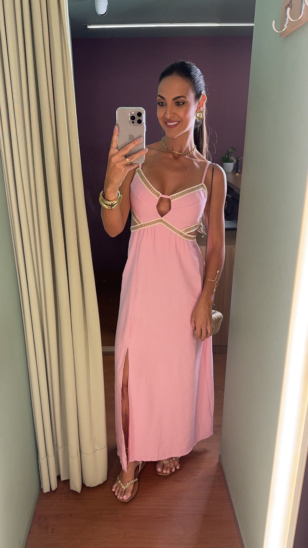 VESTIDO MIDI AMARRAÇÃO COSTAS